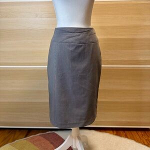 Worthington Gray Pencil Slim Skirt